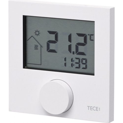 Descoperă controlul avansat al temperaturii cu Termostatul de Cameră TECEfloor RT-D, echipat cu funcții inteligente pentru a asigura confortul termic optim în locuința ta.