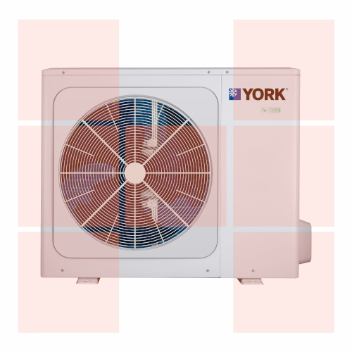 Pompa de caldura aer-apa YORK YKF Split 10kW YKF10ANB R32 monofazata + boiler 190l YKF100/190ANB cu Wifi si rez. el. 3kW